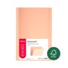 Subcarpeta Dequa - Folio - 180 g - Color sepia pastel (PACK INDIVISIBLE DE 50 UNIDADES)