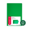 Subcarpeta Dequa - Folio - 180 g - Color verde (PACK INDIVISIBLE DE 50 UNIDADES)
