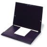 Carpeta de gomas Grafoplás - 3 solapas - PVC - Folio - Color negro