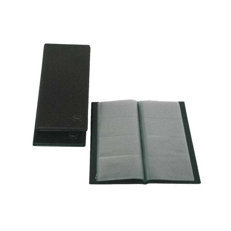 Tarjetero Grafoplás Basic - PVC - 105 x 68 mm - 20 fundas - 160 tarjetas - Color negro Tarjetero Grafoplás Basic - PVC - 105 x 68 mm - 20 fundas - 160 tarjetas - Color negro