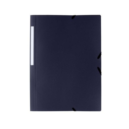 Carpeta de gomas Grafoplás Poligraf - 3 solapas - PP - Folio - Color azul