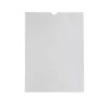 Dosier uñero Grafoplás - Abertura superior - PVC - 150 m - Piel de naranja - A4 - Caja 100 ud