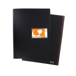 Carpeta de fundas Grafoplás - Espiral oculto - PP - Folio - 20 fundas - Color negro