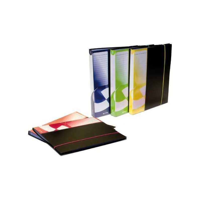 Carpeta de fundas Grafoplás - Lomo personalizable - PP - Folio - 100 fundas - Color negro Carpeta de fundas Grafoplás - Lomo personalizable - PP - Folio - 100 fundas - Color negro