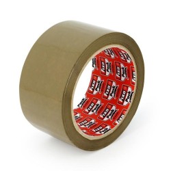 Precinto Fixo - PP acrílico - 48 mm x 66 m - Color habana (PACK INDIVISIBLE DE 6 UNIDADES)