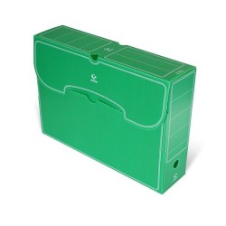 Caja archivo definitivo Grafoplás - PP - Folio - Lomo 95 mm - Color verde