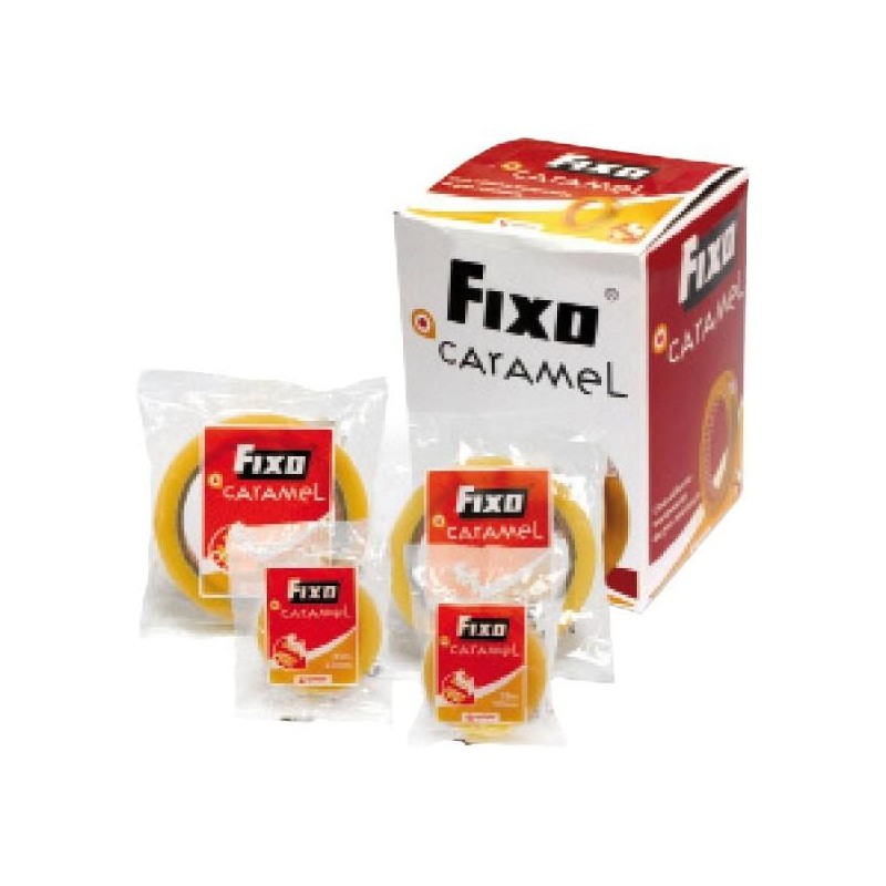 Cinta adhesiva Fixo Caramel - 19 mm x 33 m