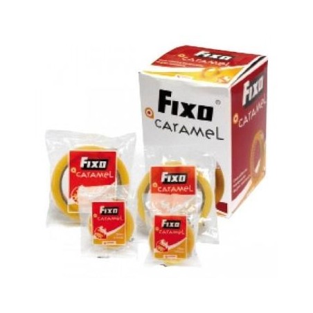 Cinta adhesiva Fixo Caramel - 12 mm x 66 m