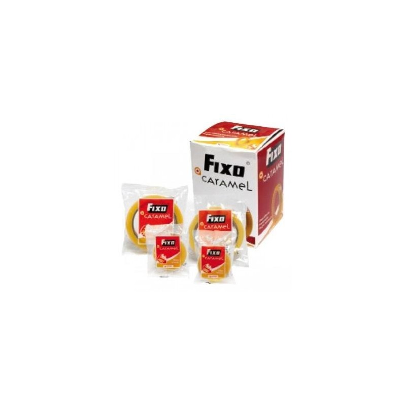 Cinta adhesiva Fixo Caramel - 19 mm x 66 m Cinta adhesiva Fixo Caramel - 19 mm x 66 m