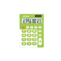 Calculadora sobremesa Dequa - 12 dígitos -Color verde