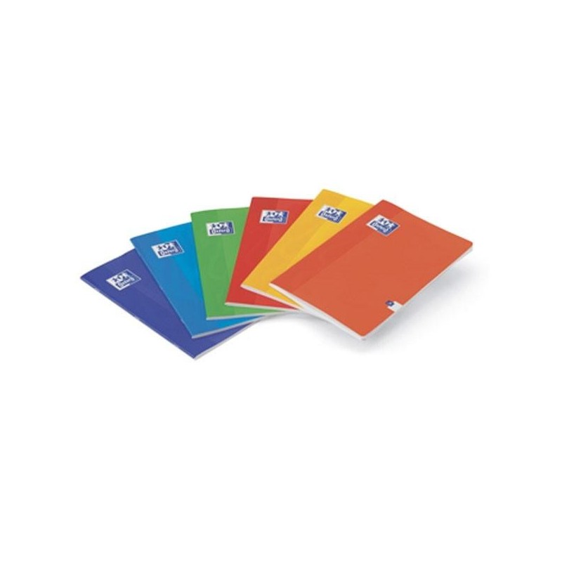 Libreta Oxford - Grapada - Tapa blanda plastificada - A4 - 4x4 - 48 hojas - 90 g - Colores surtidos Libreta Oxford - Grapada - Tapa blanda plastificada - A4 - 4x4 - 48 hojas - 90 g - Colores surtidos