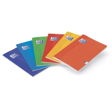 Libreta Oxford - Grapada - Tapa blanda plastificada - A4 - 4x4 - 48 hojas - 90 g - Colores surtidos