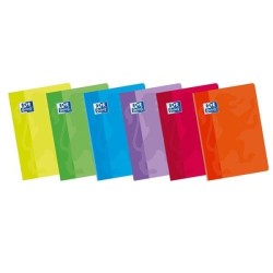 Libreta Oxford - Grapada - Tapa blanda plastificada - A5+ - Pauta 3,5 mm - 48 hojas - 90 g - Colores surtidos