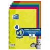 Cuaderno Enri - Espiral - Cartón contracolado - Folio - 4x4 - 80 hojas - 60 g - Colores surtidos