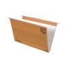 Carpeta colgante Gio - Visor superior - Kraft bicolor - Varilla metálica - Folio - Lomo 30 mm (PACK INDIVISIBLE DE 25 UNIDADES)