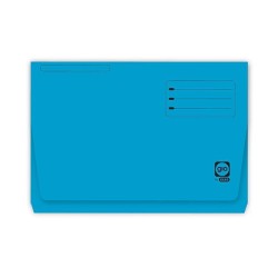 Subcarpeta bolsillo Gio - Folio - 320 g - Color azul (PACK INDIVISIBLE DE 25 UNIDADES)