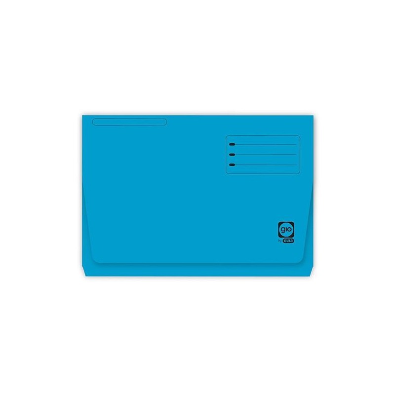 Subcarpeta bolsillo Gio - Folio - 320 g - Color azul (PACK INDIVISIBLE DE 25 UNIDADES) Subcarpeta bolsillo Gio - Folio - 320 g - Color azul (PACK INDIVISIBLE DE 25 UNIDADES)