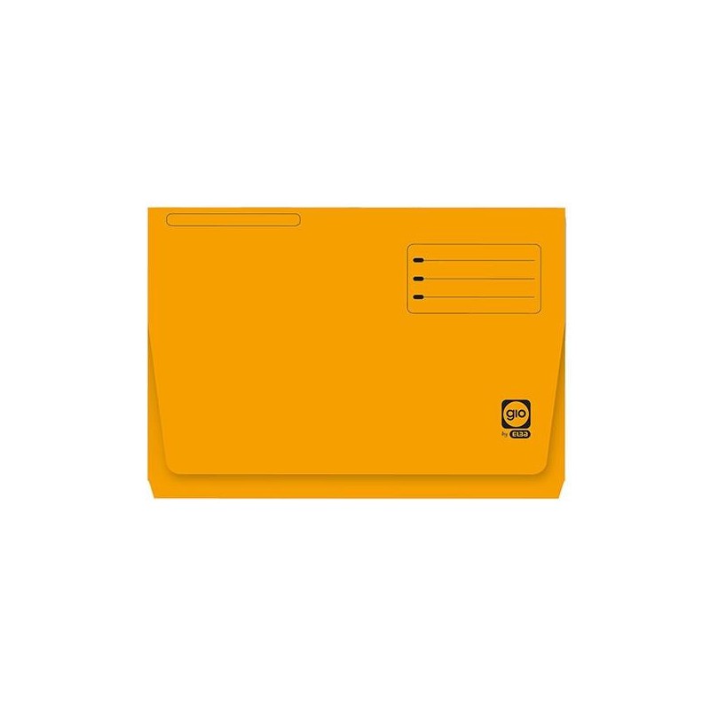 Subcarpeta bolsillo Gio - Folio - 320 g - Color amarillo (PACK INDIVISIBLE DE 25 UNIDADES)