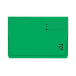 Subcarpeta bolsillo Gio - Folio - 320 g - Color verde (PACK INDIVISIBLE DE 25 UNIDADES)