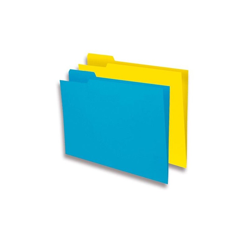 Subcarpeta con pestaña Gio - Folio - 250 g - Color amarillo caña - Pestaña izquierda (PACK INDIVISIBLE DE 50 UNIDADES) Subcarpeta con pestaña Gio - Folio - 250 g - Color amarillo caña - Pestaña izquierda (PACK INDIVISIBLE DE 50 UNIDADES)