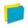 Subcarpeta con pestaña Gio - Folio - 250 g - Color amarillo caña - Pestaña derecha (PACK INDIVISIBLE DE 50 UNIDADES)