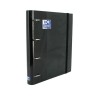 Carpeta de anillas Oxford EuropeanBinder - 4 anillas x 35 mm - A4+ - Color negro - Incluye recambio 100 hojas