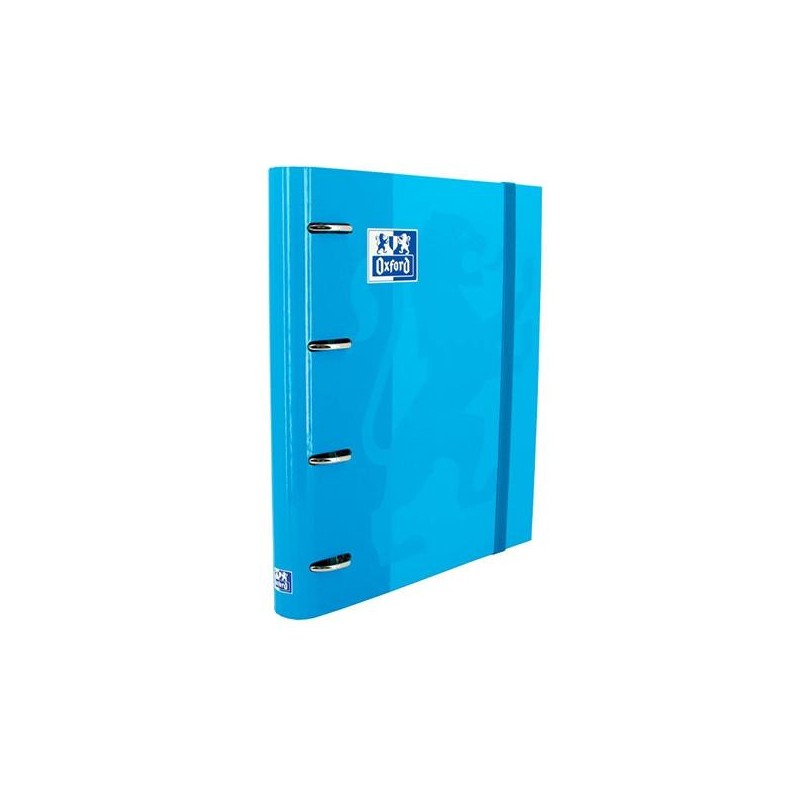 Carpeta de anillas Oxford EuropeanBinder - 4 anillas x 35 mm - A4+ - Color turquesa - Incluye recambio 100 hojas Carpeta de anillas Oxford EuropeanBinder - 4 anillas x 35 mm - A4+ - Color turquesa - Incluye recambio 100 hojas