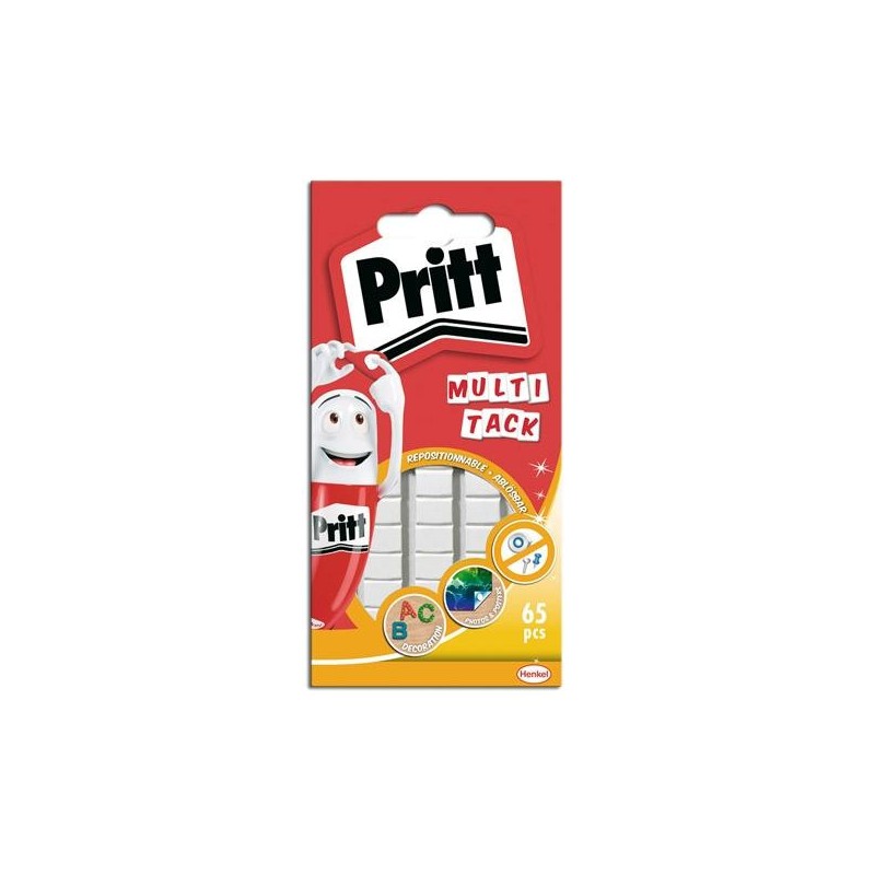 Masilla adhesiva Pritt Multi Tack - Color blanco 65 pastillas