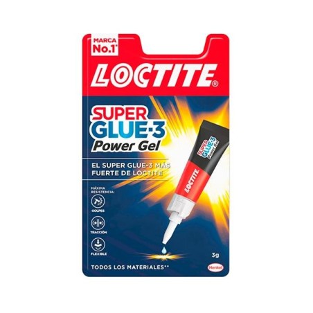 Tubo pegamento Loctite Super Glue 3 Power Flex - 3 g