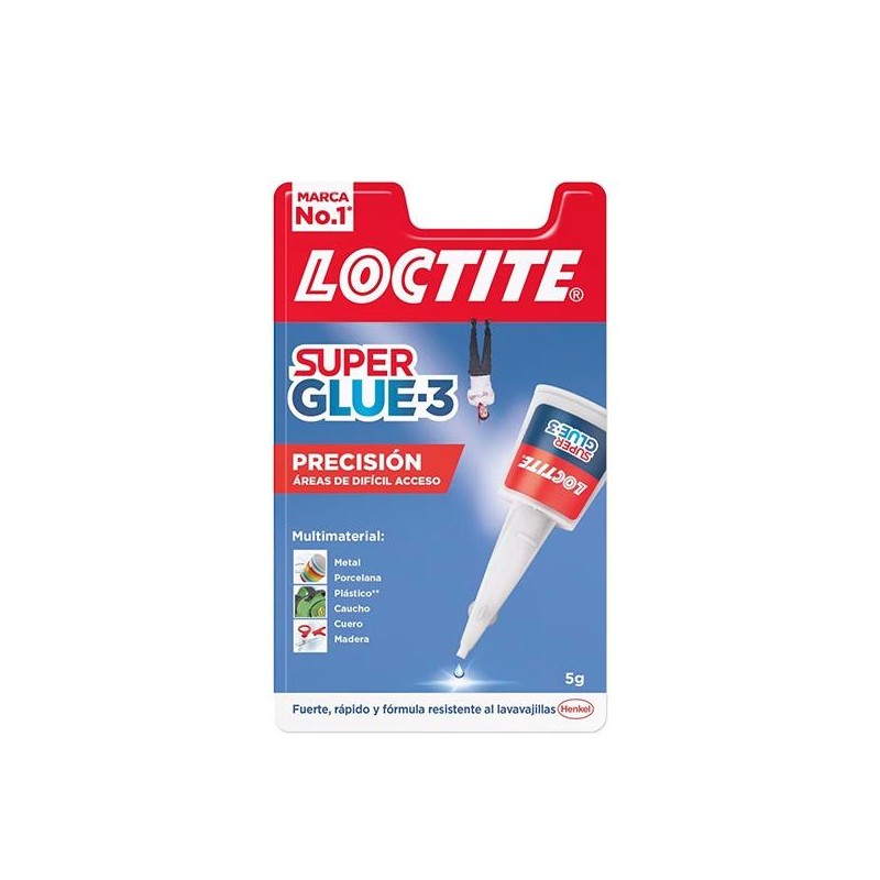 Tubo pegamento Loctite Super Glue 5 Precision - 5 g