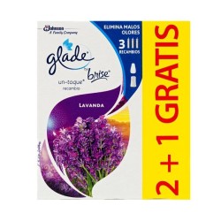 Absorbe olores Glade 2 recambios + 1 gratis 10 ml lavanda