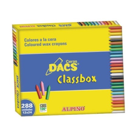 Ceras blandas Dacs - Colores surtidos - School Pack 288 ud