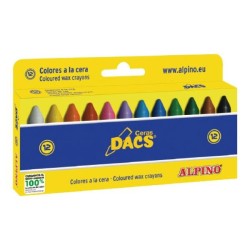 Ceras blandas Dacs - Colores surtidos - Estuche 12 ud
