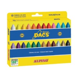 Ceras blandas Dacs - Colores surtidos - Estuche 24 ud