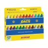 Ceras blandas Dacs - Colores surtidos - Estuche 24 ud