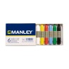 Ceras blandas Manley - Colores surtidos - Estuche 6 ud