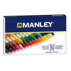 Ceras blandas Manley - Colores surtidos - Estuche 30 ud
