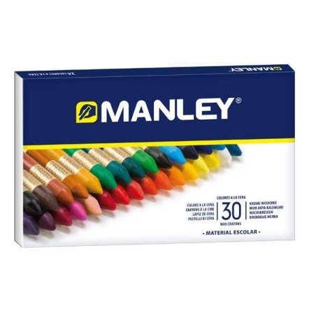 Ceras blandas Manley - Colores surtidos - Estuche 30 ud