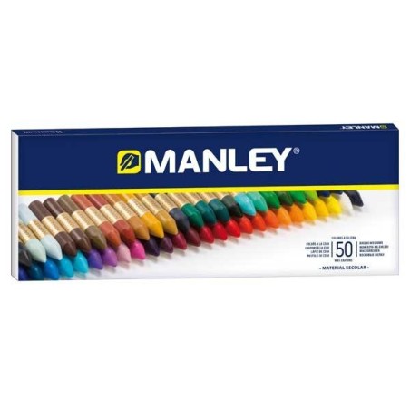 Ceras blandas Manley - Colores surtidos - Estuche 50 ud