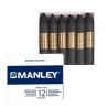 Ceras blandas Manley - Color negro - Caja 12 ud