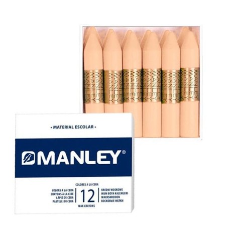 Ceras blandas Manley - Color carne - Caja 12 ud
