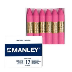 Ceras blandas Manley - Color lila - Caja 12 ud