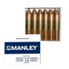 Ceras blandas Manley - Color oro - Caja 12 ud