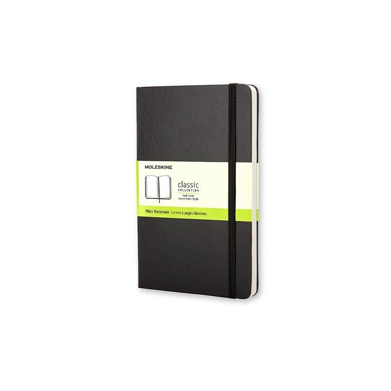 Cuaderno Moleskine Classic Large - Cosido - Tapa dura - 13 x 21 cm - Liso - 240 páginas - 70 g - Color negro Cuaderno Moleskine Classic Large - Cosido - Tapa dura - 13 x 21 cm - Liso - 240 páginas - 70 g - Color negro