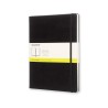 Cuaderno Moleskine Classic X-Large - Cosido - Tapa dura - 19 x 25 cm - Liso - 192 páginas - 70 g - Color negro