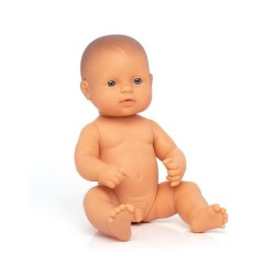 Muñeco europeo Miniland - Niño - 32 cm - + 10 meses