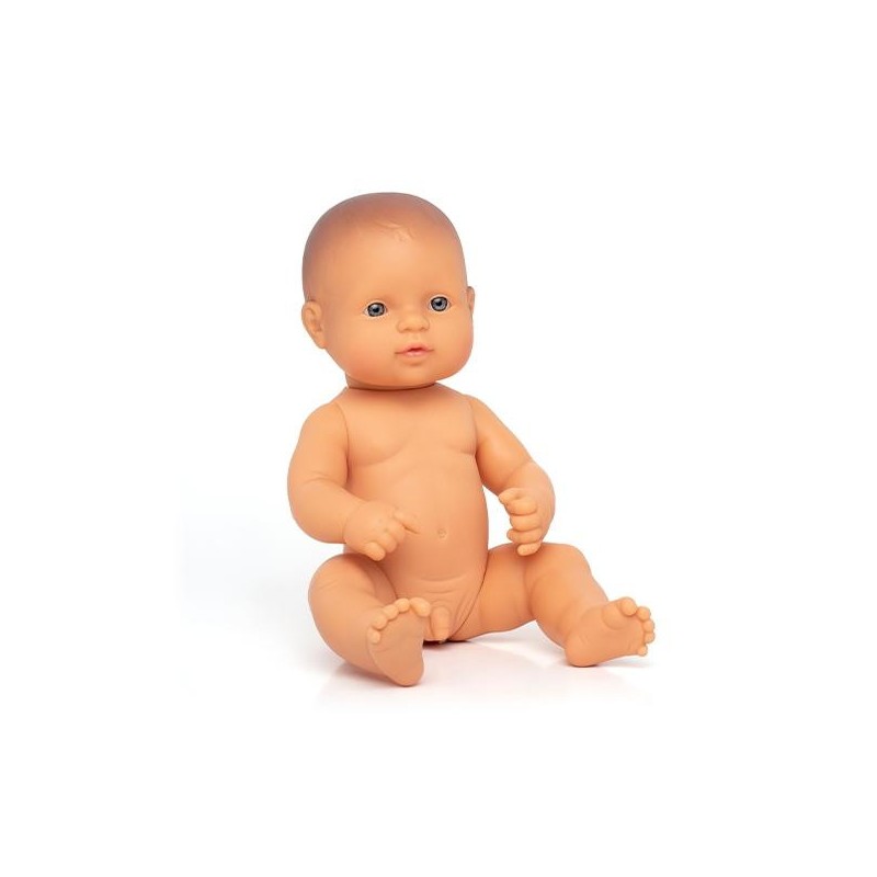 Muñeco europeo Miniland - Niño - 32 cm - + 10 meses