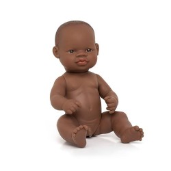 Muñeco africano Miniland - Niño - 32 cm - + 10 meses