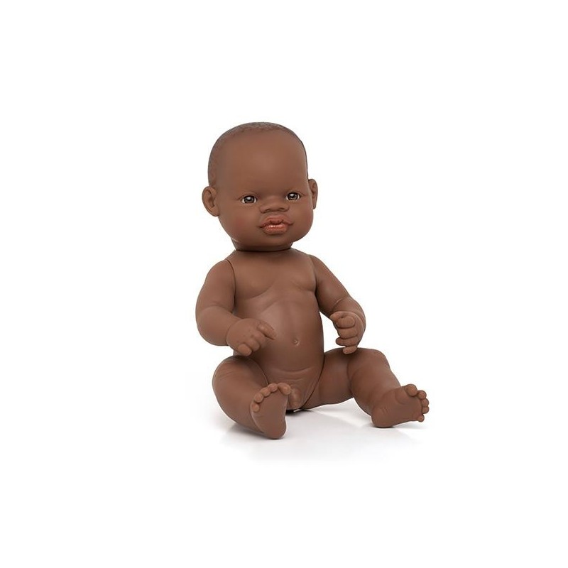 Muñeco africano Miniland - Niño - 32 cm - + 10 meses