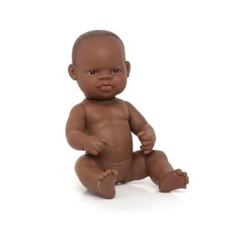 Muñeco africano Miniland - Niña - 32 cm - + 10 meses